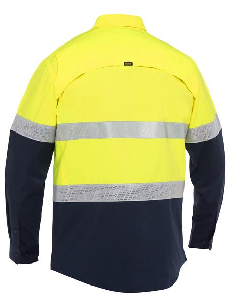 Bisley -X Airflow Hi Vis Taped Stretch Ripstop Shirt - BS6491T