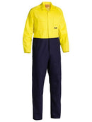 Bisley 2 Tone Hi Vis Coveralls Regular Weight-BC6357