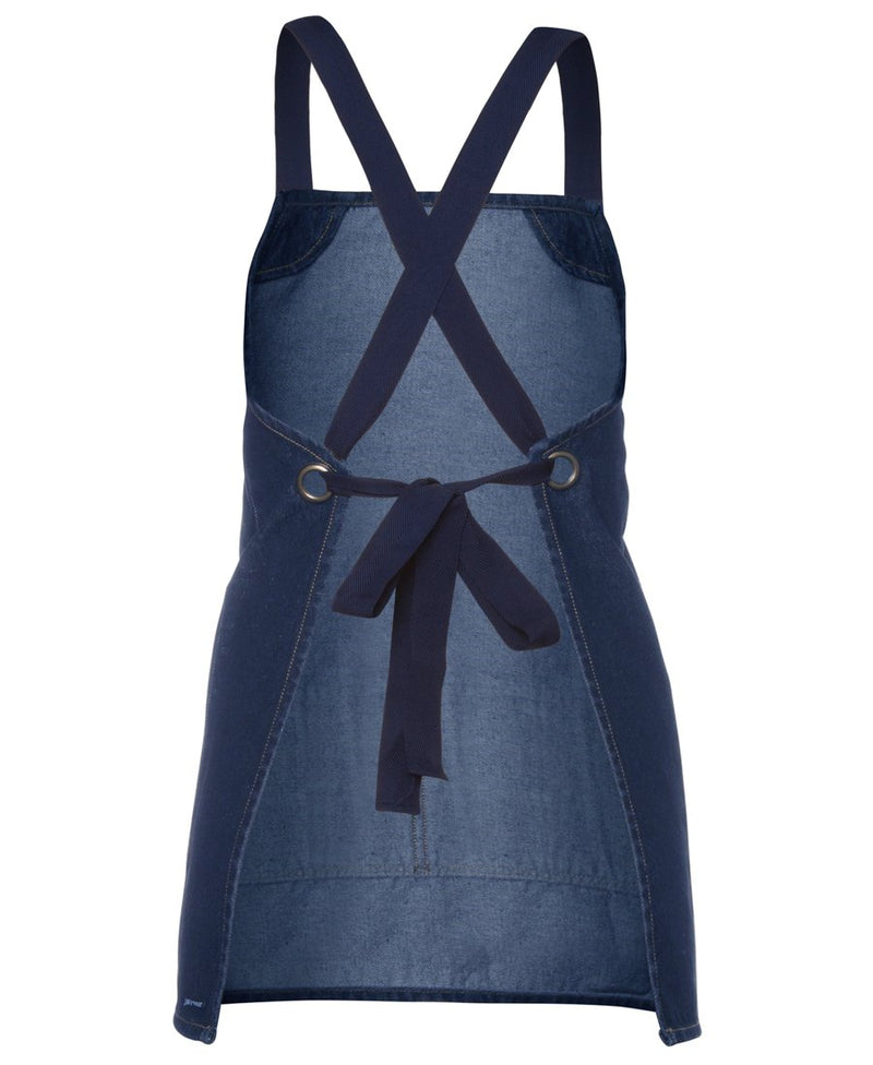 JB's Wear Cross Back 65x71 Bib Denim Apron (Without Strap) 5ACBB - Star Uniforms Australia