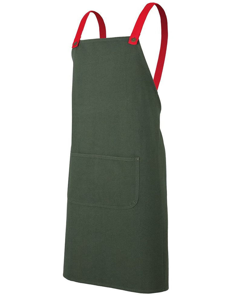 Jb's Wear Cross Back Canvas Apron (Without Straps) 5ACBC