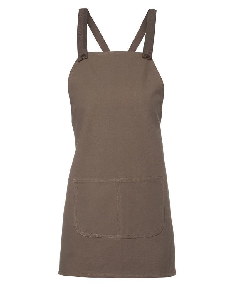 JB's Wear Cross Back 65X71 Bib Canvas Apron (Without Strap) 5ACBE - Star Uniforms Australia