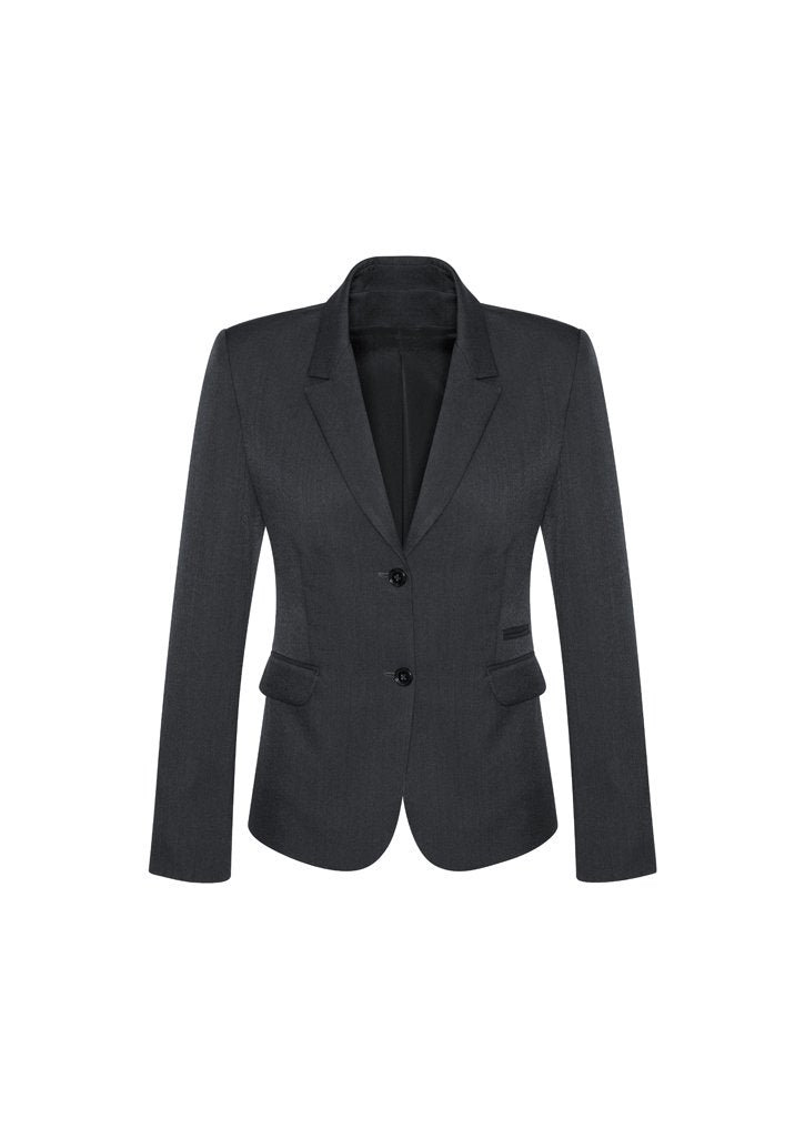Biz Corporates Women 2 Button Mid Length Jacket 60119 - Star Uniforms Australia