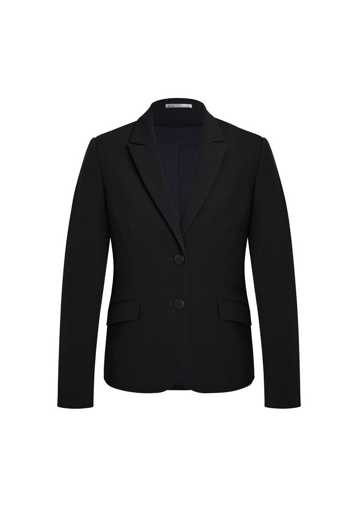 Biz Corporate Womens Two Button Mid Length Jacket (60719) - Star Uniforms Australia