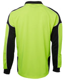 Jb'S Wear - Hi Vis L/S Arm Panel Polo - 6AP4L