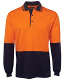 JB's Wear HI VIS L/S COTTON POLO 6CPHL - Star Uniforms Australia