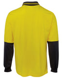 JB's Wear HI VIS L/S COTTON POLO 6CPHL - Star Uniforms Australia