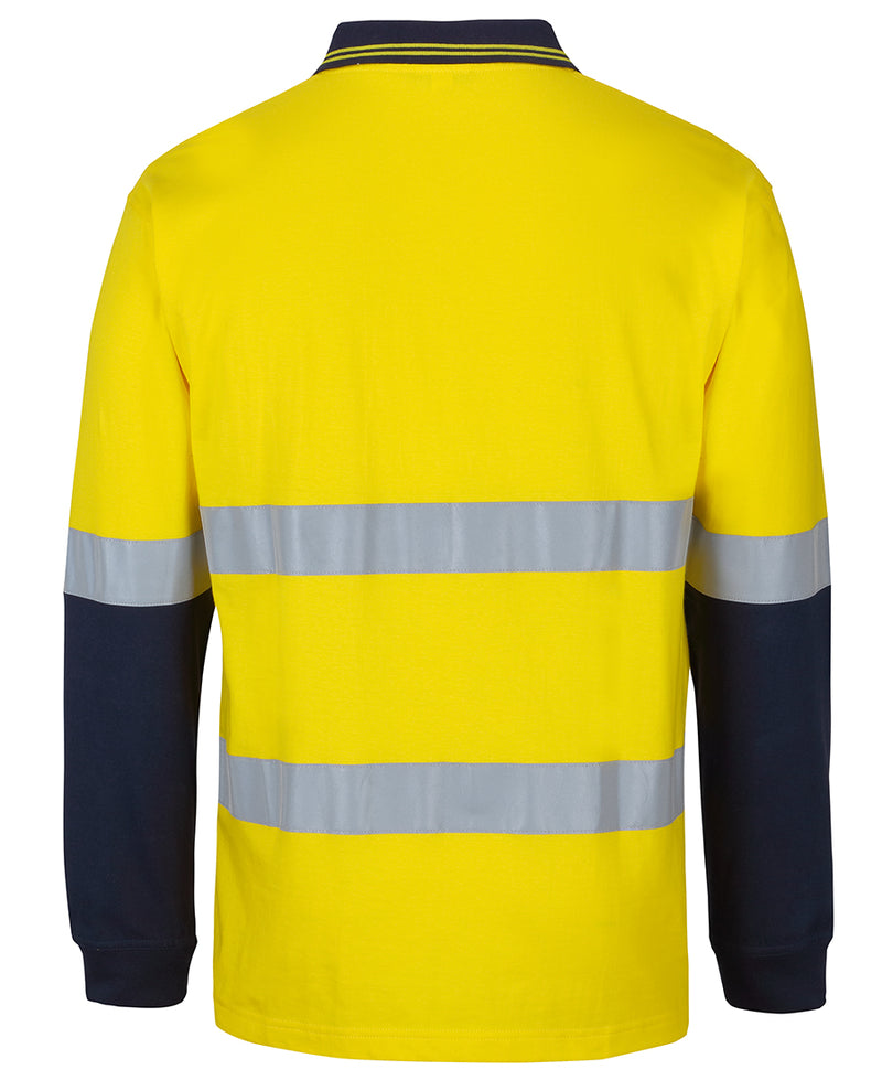 JB,s Wear-Hi Vis L/S Cotton Polo - 6DCPL