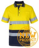 JB's Hi Vis (D+N) S/S Cotton Polo - 6DCPS