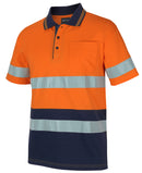 JB's Hi Vis (D+N) S/S Cotton Polo - 6DCPS