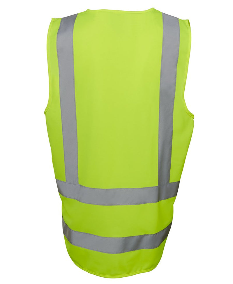 Jb'S Wear Hi Vis Zip Drop Tail H Pattern (D+N) Vest 6DNDV