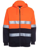 JB's Wear Hi Vis (D+N) Full Zip Fleecy Hoodie 6DNH - Star Uniforms Australia