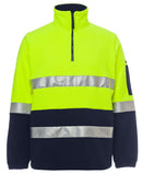 JB's Wear HI VIS (D+N) 1/2 ZIP POLAR FLEECE 6DNPF - Star Uniforms Australia