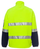 JB's Wear HI VIS (D+N) 1/2 ZIP POLAR FLEECE 6DNPF - Star Uniforms Australia