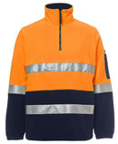 JB's Wear HI VIS (D+N) 1/2 ZIP POLAR FLEECE 6DNPF - Star Uniforms Australia