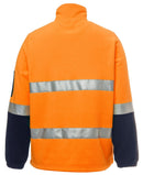 JB's Wear HI VIS (D+N) 1/2 ZIP POLAR FLEECE 6DNPF - Star Uniforms Australia