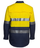 Jb'S Wear Hi Vis L/S (D+N) 150G Work Shirt 6Dnwl-A - Star Uniforms Australia