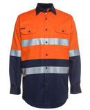 Jb'S Wear Hi Vis L/S (D+N) 150G Work Shirt 6Dnwl - Star Uniforms Australia