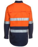 Jb'S Wear Hi Vis L/S (D+N) 150G Work Shirt 6Dnwl - Star Uniforms Australia