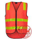 Jb's Wear - Vic Road (D+N) Zip Safety Vest - 6DVRV