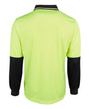 JB's Wear Hi Vis L/S Jacquard Polo 6HJNL - Star Uniforms Australia