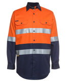 Jb;S Wear Hi Vis (D+N) L/S 190G Shirt 6Hls - Star Uniforms Australia
