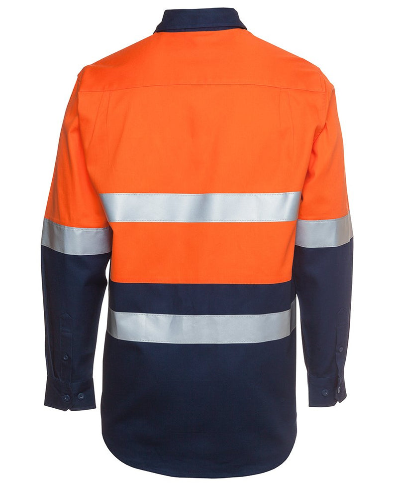 Jb;S Wear Hi Vis (D+N) L/S 190G Shirt 6Hls - Star Uniforms Australia