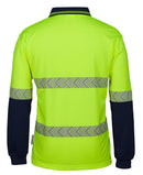 Jb's Wear - Hi Vis L/S Segmented Tape Polo - 6HLST