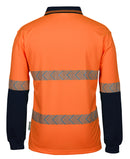 Jb's Wear - Hi Vis L/S Segmented Tape Polo - 6HLST