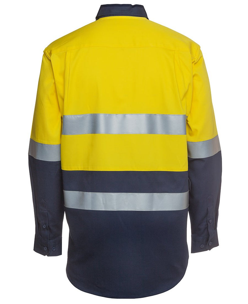 Jb;S Wear Hi Vis (D+N) L/S 190G Shirt 6Hls - Star Uniforms Australia