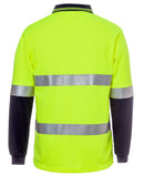 JB's Wear HI VIS L/S (D+N) COTTON BACK POLO 6HMCB - Star Uniforms Australia