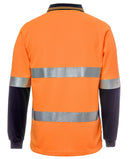 JB's Wear HI VIS L/S (D+N) COTTON BACK POLO 6HMCB - Star Uniforms Australia