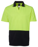 Jb's Wear - Hi Vis S/S Non Button Polo - 6HNB