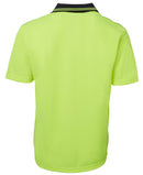Jb's Wear - Hi Vis S/S Non Button Polo - 6HNB