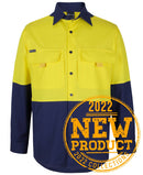 JB's Wear-Hi Vis L/S Ripstop Fishing Shirt - 6HNRL