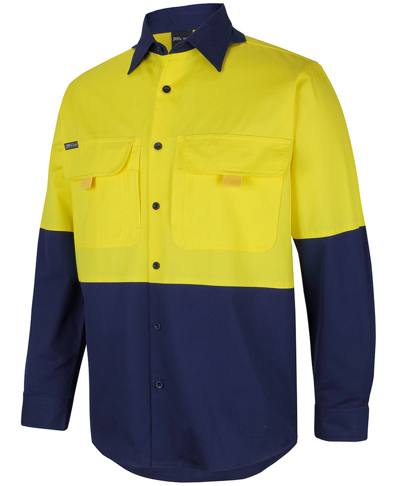 JB's Wear-HV L/S Ripstop Fishing Shirt - 6HNRL