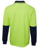 Jb'S Wear Hi Vis L/S Cotton Back Polo 6Hpl - Star Uniforms Australia
