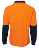 Jb'S Wear Hi Vis L/S Cotton Back Polo 6Hpl - Star Uniforms Australia