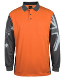 JB's- Hi Vis L/S Southern Cross Polo - 6HSCL