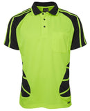 Jb's Wear - Hi Vis S/S Spider Polo - 6HSP