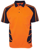 Jb's Wear - Hi Vis S/S Spider Polo - 6HSP
