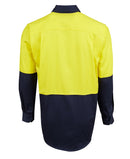 Jb'S Wear Hi Vis L/S 190G Close Front Shirt 6Hvcf - Star Uniforms Australia