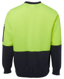 JB's Wear Hi Vis Fleecy Crew 6HVCN - Star Uniforms Australia