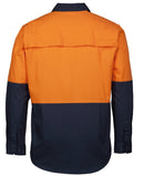 Jb'S Wear Hi Vis Close Front L/S 150G Work Shirt 6Hvcs - Star Uniforms Australia