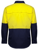 Jb'S Wear Hi Vis Close Front L/S 150G Work Shirt 6Hvcs - Star Uniforms Australia