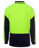 JB's Wear HI VIS L/S GAP POLO 6HVGL - Star Uniforms Australia