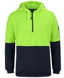 JB's - Hi Vis 1/2 Zip Hoodie - 6HVHZ
