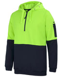 JB's - Hi Vis 1/2 Zip Hoodie - 6HVHZ