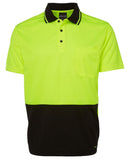 Jb'S Wear Adults  Hi Vis Non Cuff Traditional Polo 6Hvnc - Star Uniforms Australia