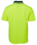 Jb'S Wear  Kids Hi Vis Non Cuff Traditional Polo 6Hvnc-B - Star Uniforms Australia