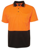 Jb'S Wear Adults And Kids Hi Vis Non Cuff Traditional Polo 6Hvnc-A - Star Uniforms Australia